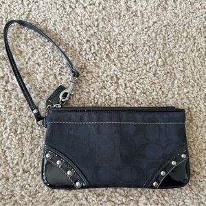 Vintage Coach Signature Wristlet